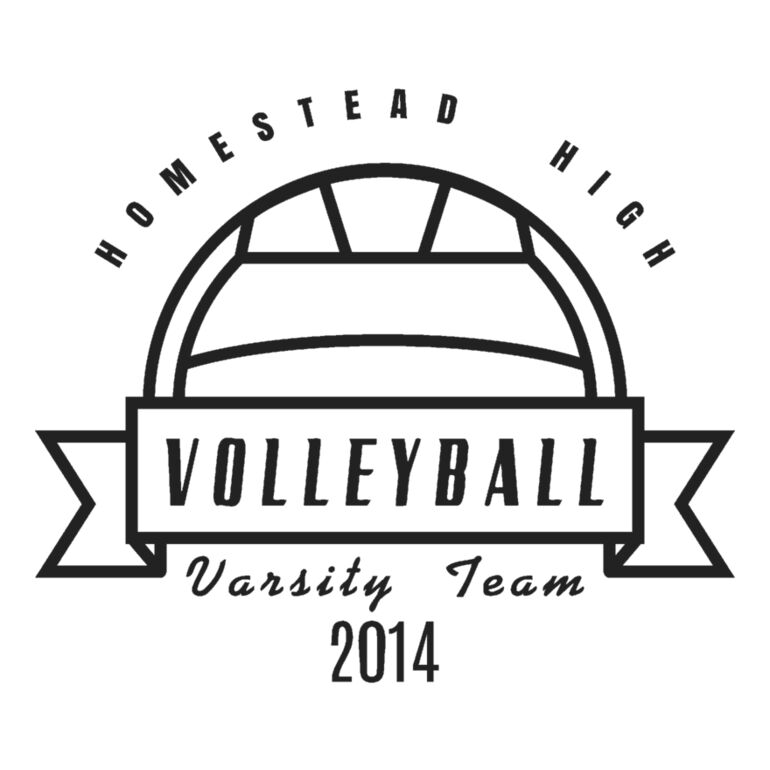 Volleyball Template DNT001 BW Thumbnail