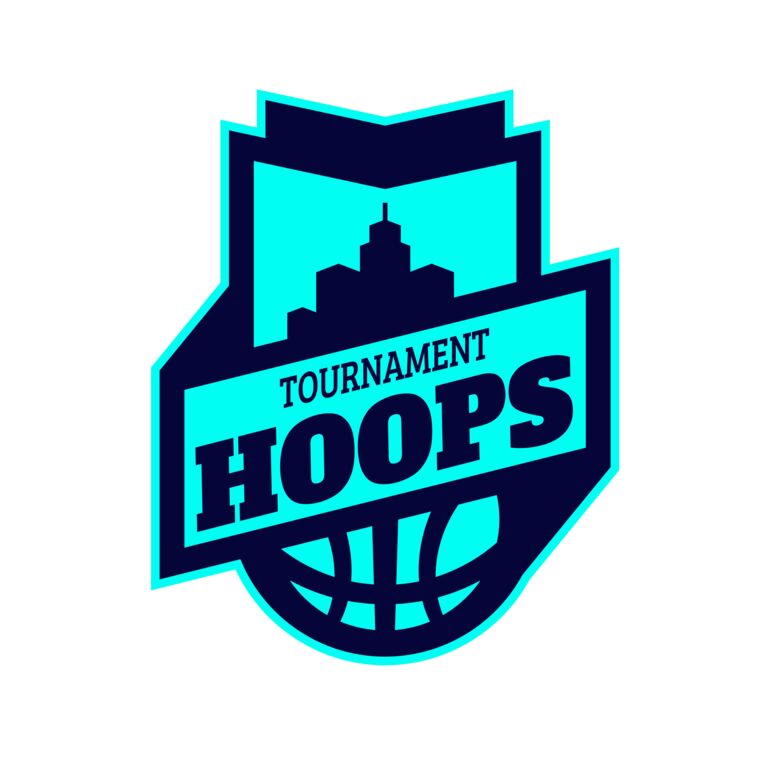 Hoops Tournament Basketball logo template Thumbnail