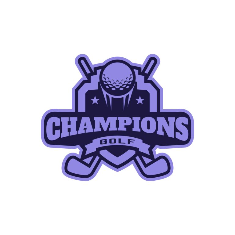 Champions Golf logo template Thumbnail