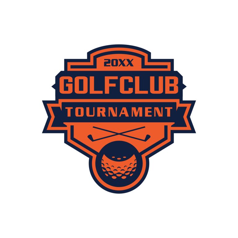 Golf club Tournament logo template 02 Thumbnail