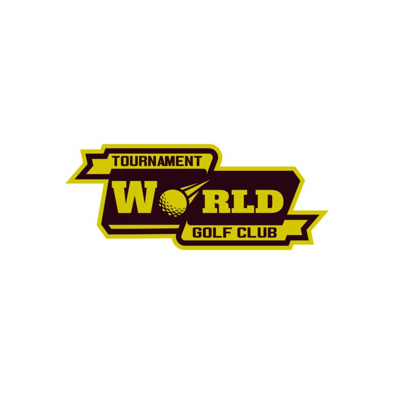 World Tournament Golf club logo template Thumbnail