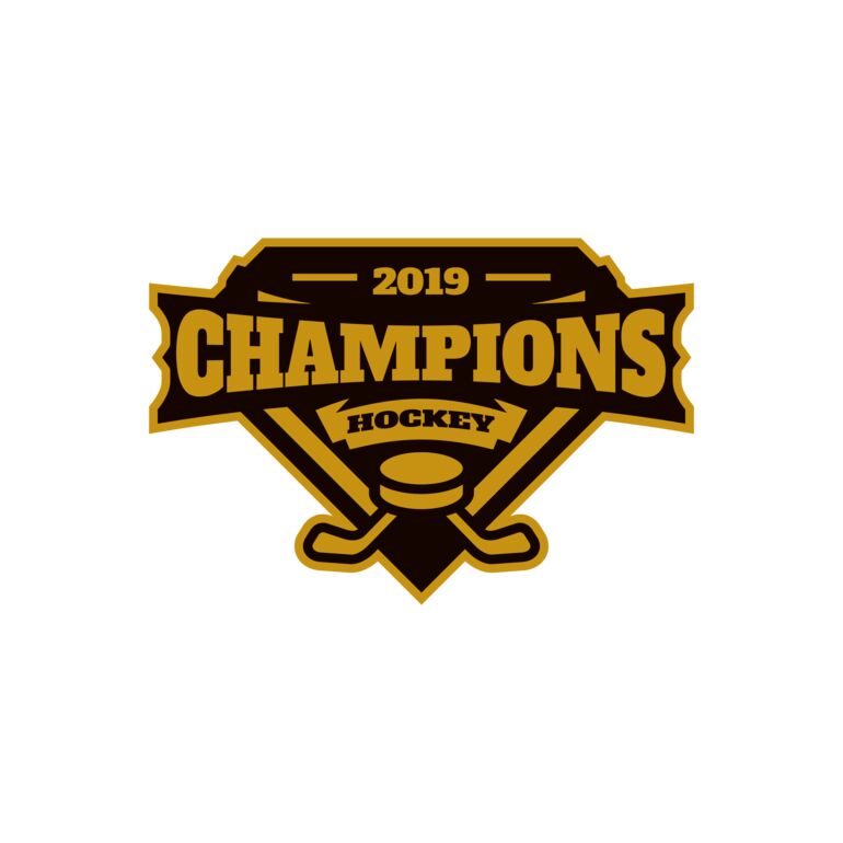 Champions Hockey logo template Thumbnail