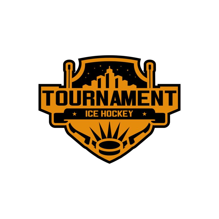 Tournament Ice Hockey logo template 02 Thumbnail