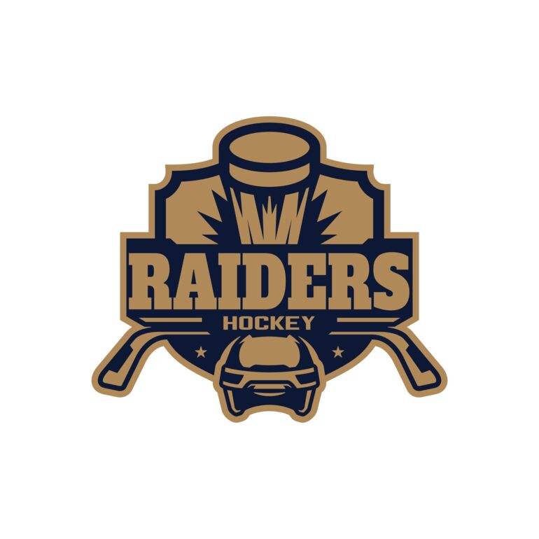 Raiders Hockey logo template Thumbnail