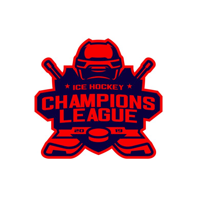Champions League Ice Hockey logo template Thumbnail