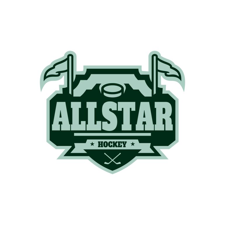 All Star Hockey Tournament logo template 02 Thumbnail