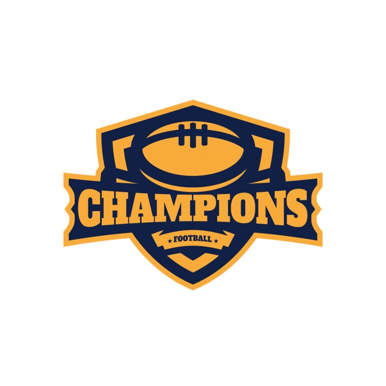 Champions Football logo template Thumbnail