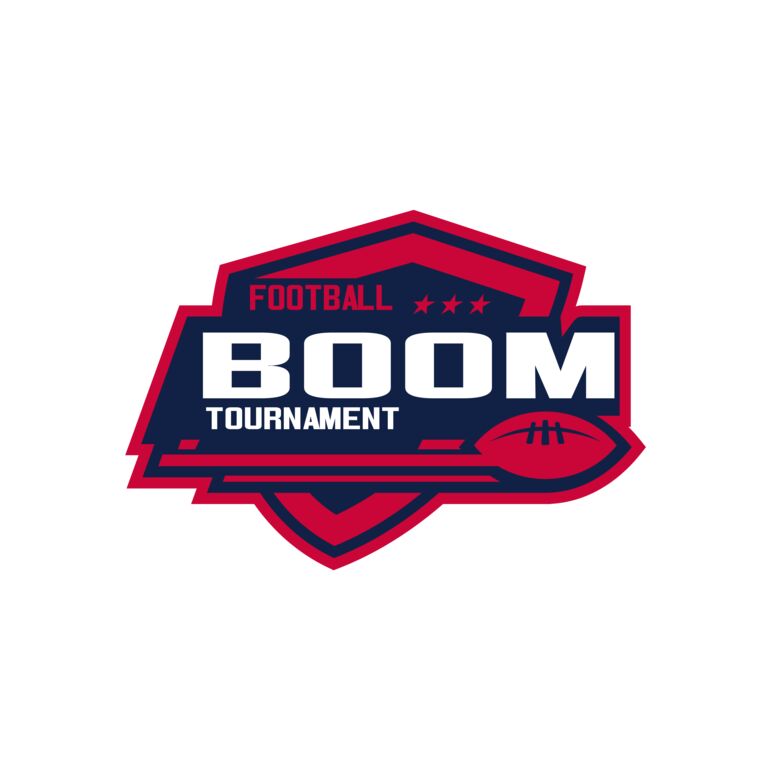 Boom Tournament Football logo template Thumbnail