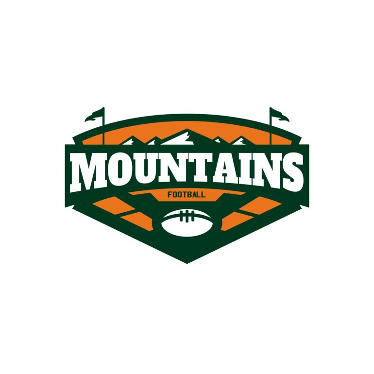 Mountains Football logo template 02 Thumbnail