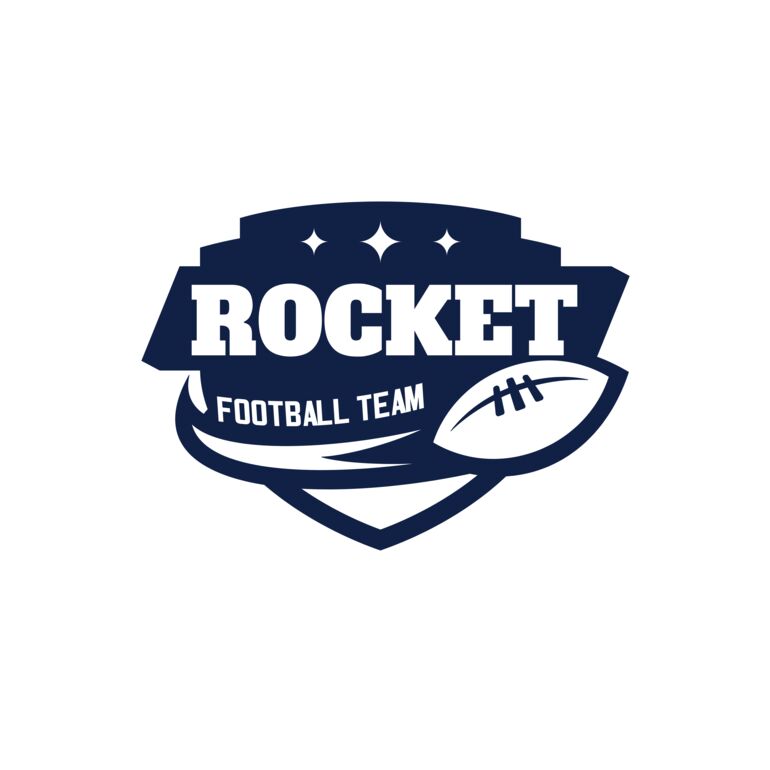 Rocket Football Team logo template Thumbnail