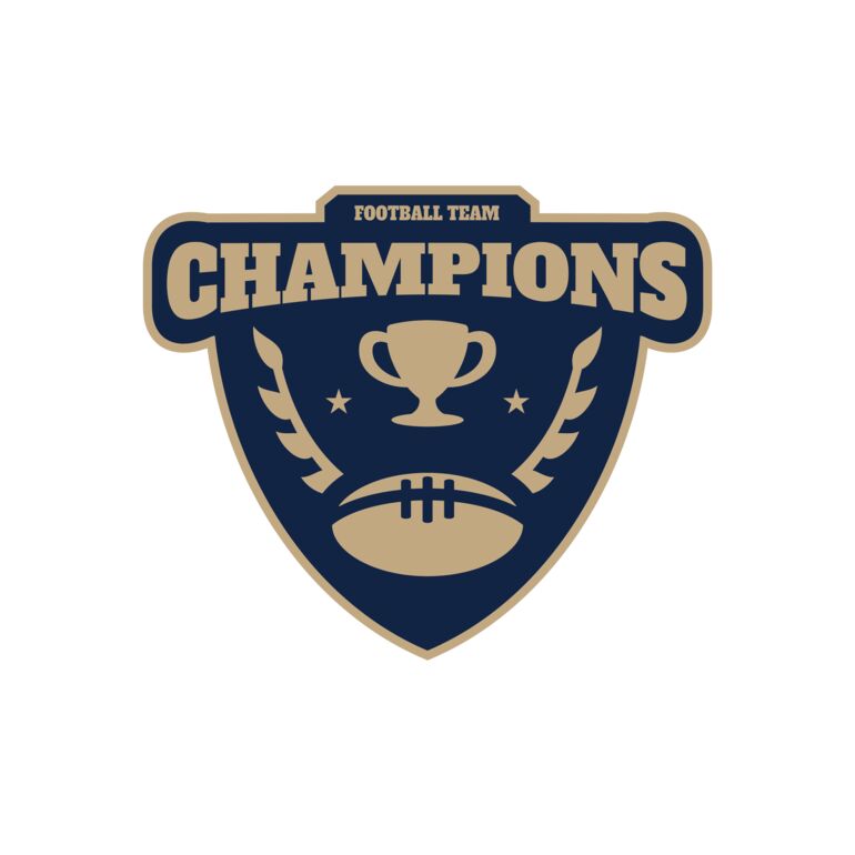 Champions Football Team logo template Thumbnail