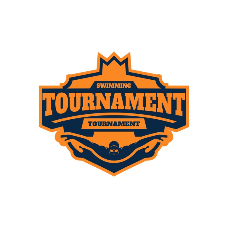 Swimming Tournament logo template Thumbnail