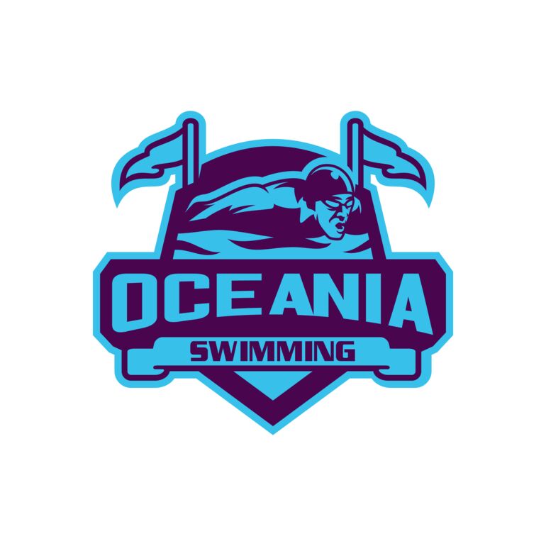 Oceania Swimming logo template Thumbnail