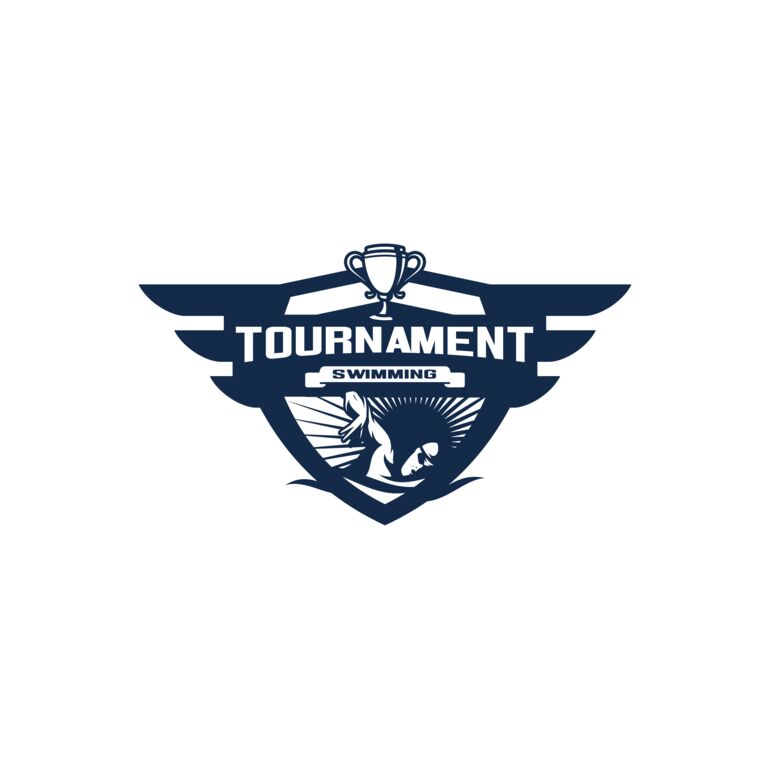 Swimming Tournament logo template 04 Thumbnail