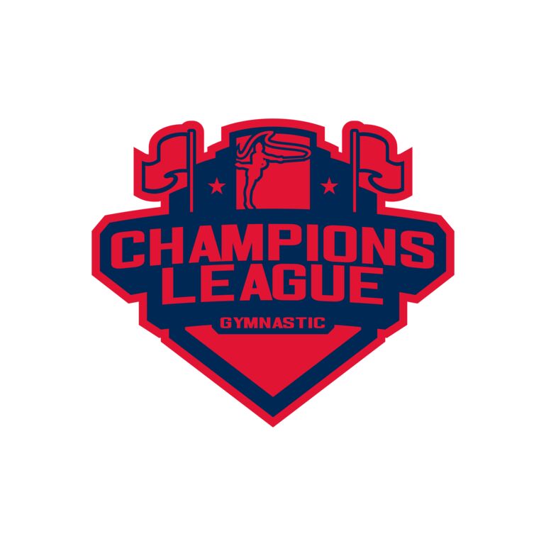 Champions League Gymnastic logo template Thumbnail