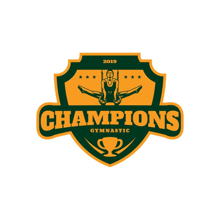 Champions Gymnastic logo template Thumbnail