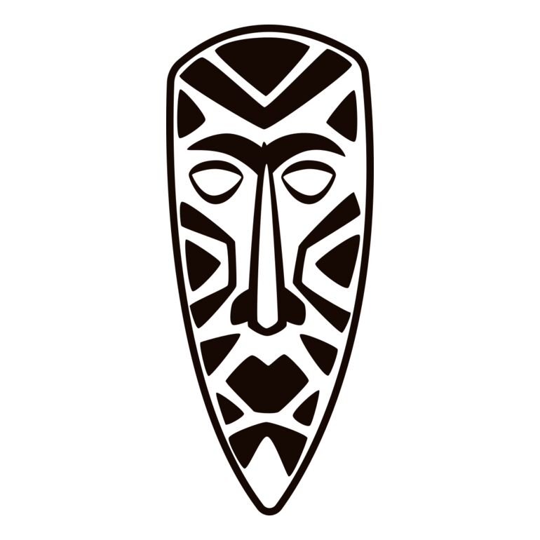 Polynesian Tribal Mask Thumbnail