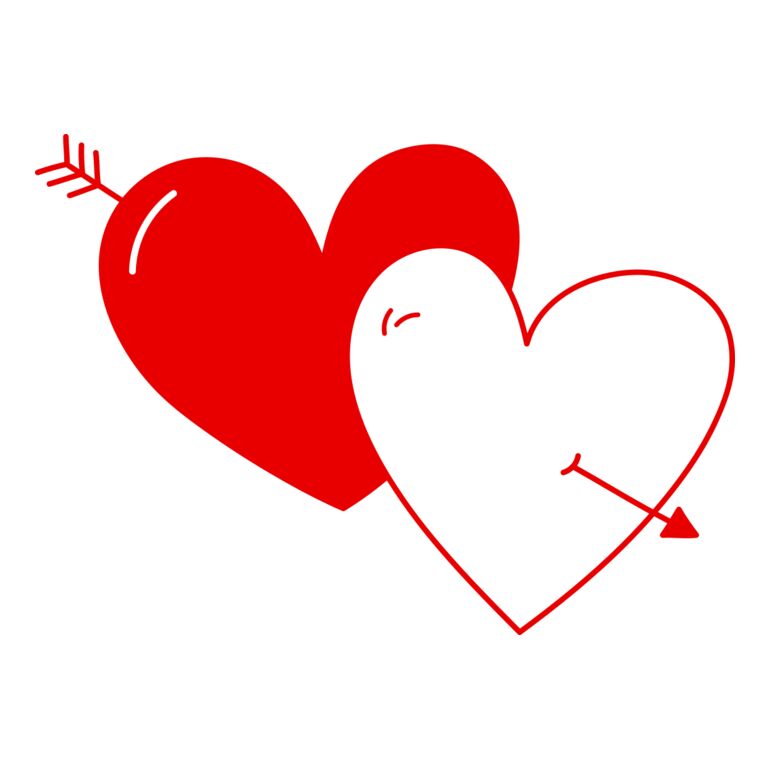 Red hearts with arrow Thumbnail