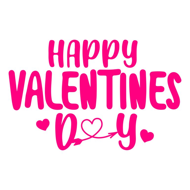 Pink Valentines Day Text Thumbnail