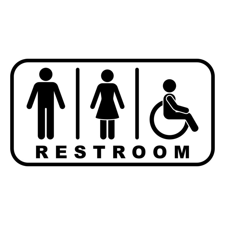 Restroom Public Sign Thumbnail