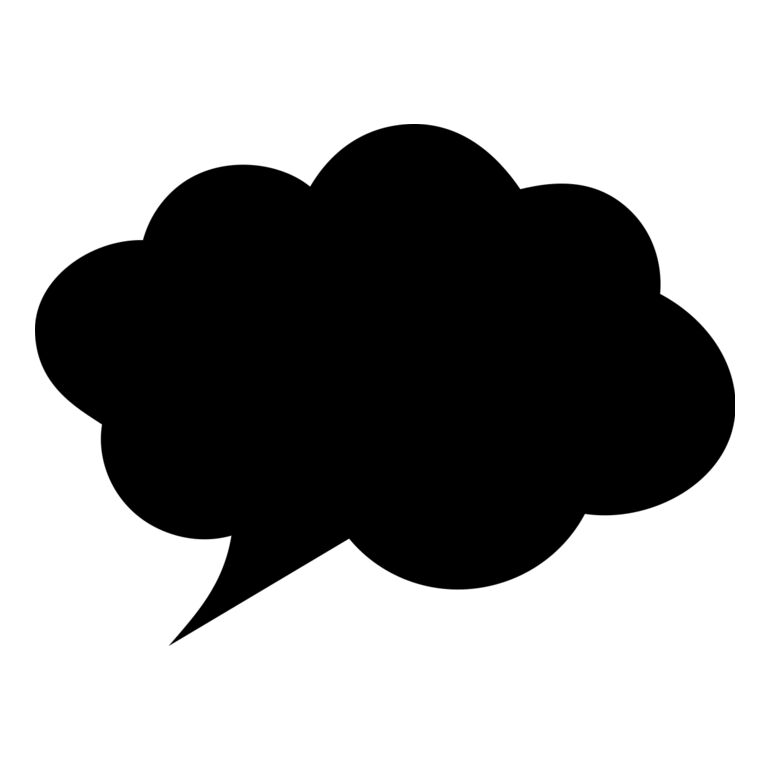 Cloud speech bubble Thumbnail