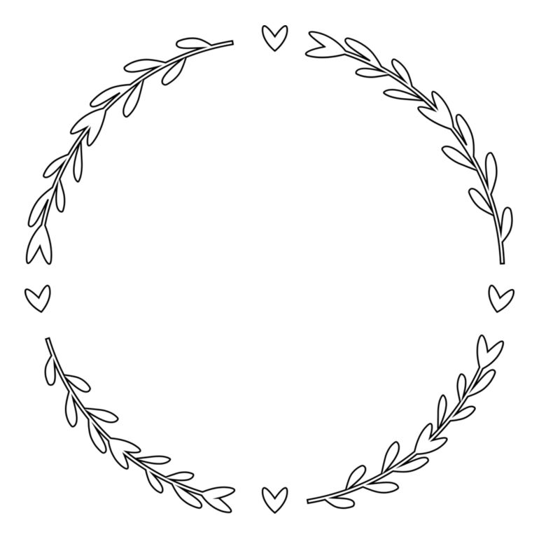 Floral Wreath Frame Thumbnail