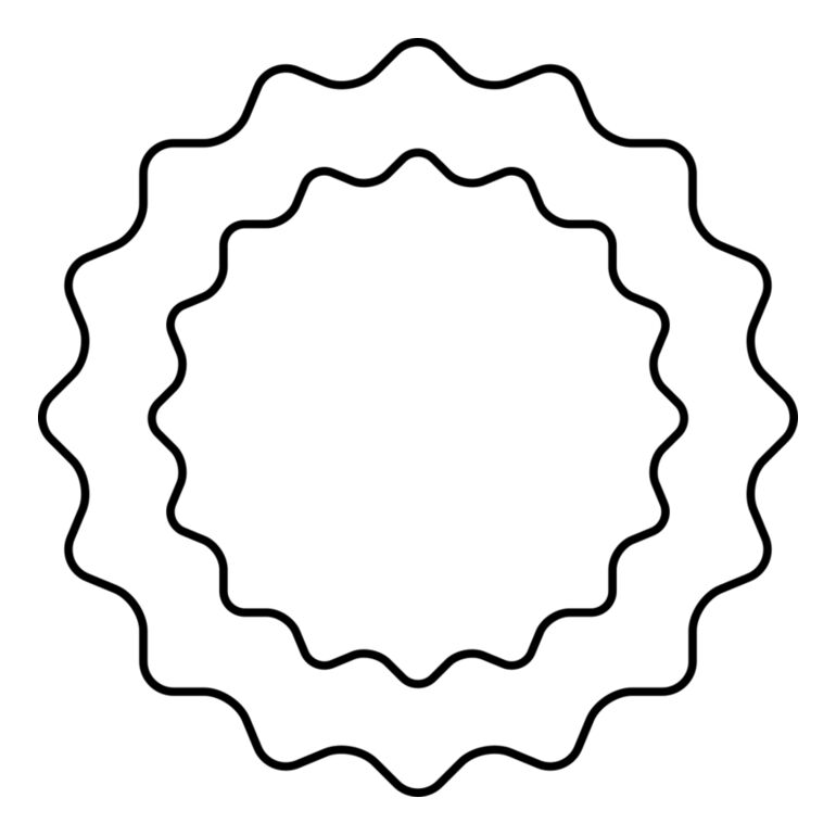 Scalloped Seal Frame Thumbnail