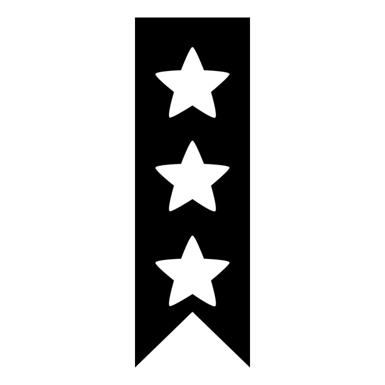 Three Star Ribbon Thumbnail