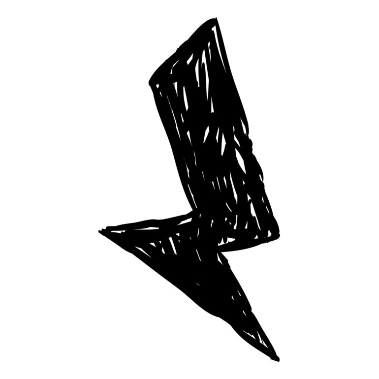 Hand Drawn Lightning Thumbnail