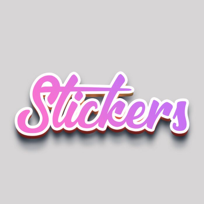 250 Stickers 4"x4" Thumbnail