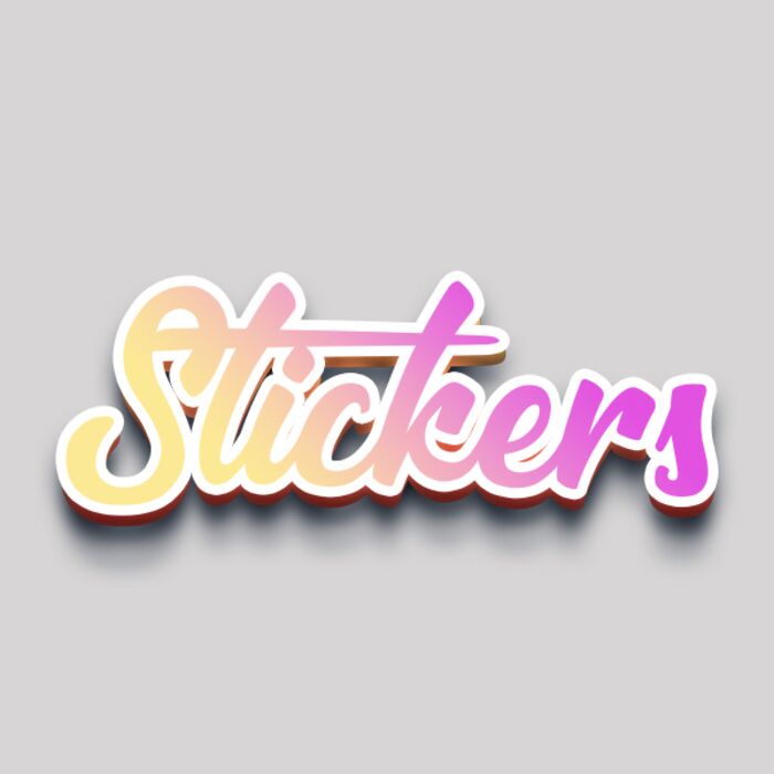 700 Stickers 3"x3" Thumbnail