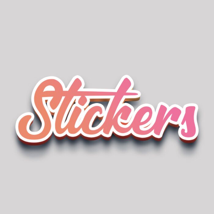 1000 Stickers 3"x3" Thumbnail