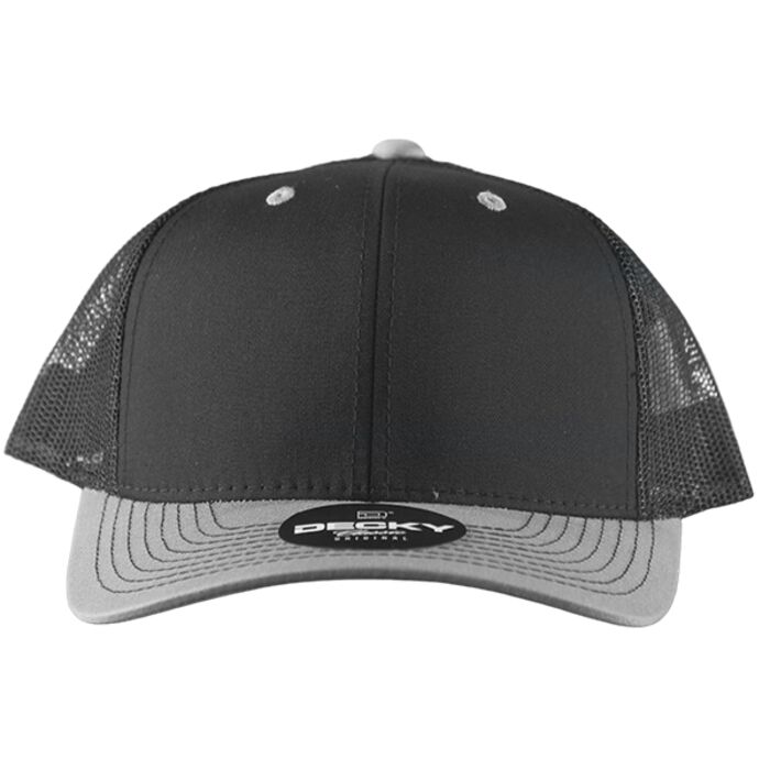 6 Panel Mid Profile Structured Contra-Stitch Trucker Thumbnail
