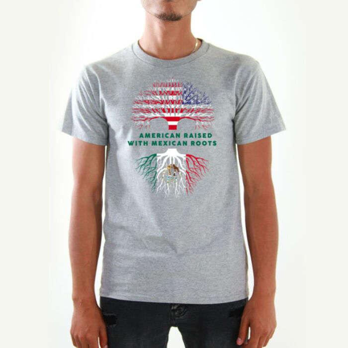American Raised With Mexican Roots Tshirts Thumbnail