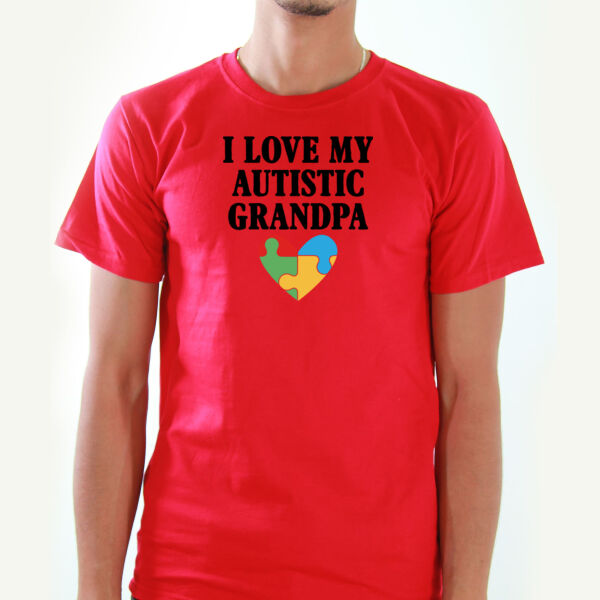 I love My Autistic Grandpa Tshirts Thumbnail