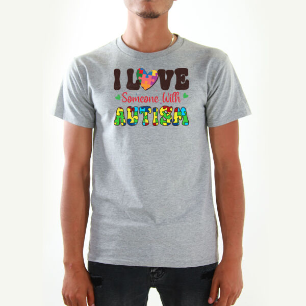 I Love Someone With Autism Tshirts Thumbnail