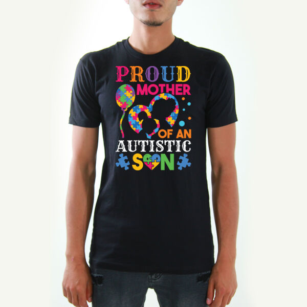 Proud Mother Of Autistic Son #2 Tshirts Thumbnail
