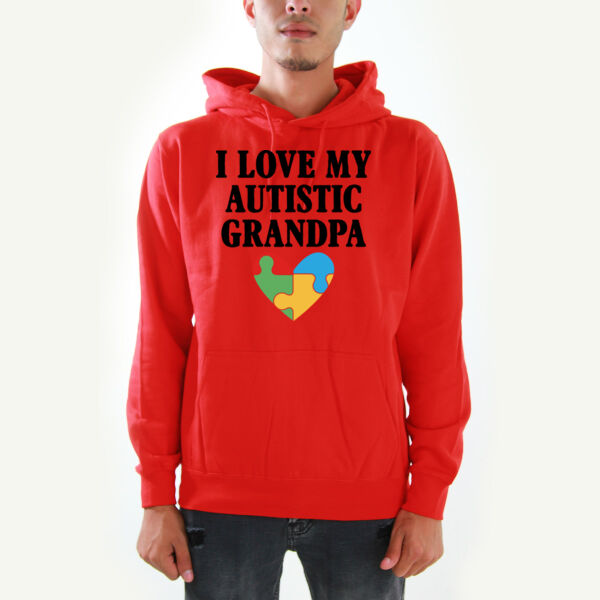 I love My Autistic Grandpa Hoodies Thumbnail