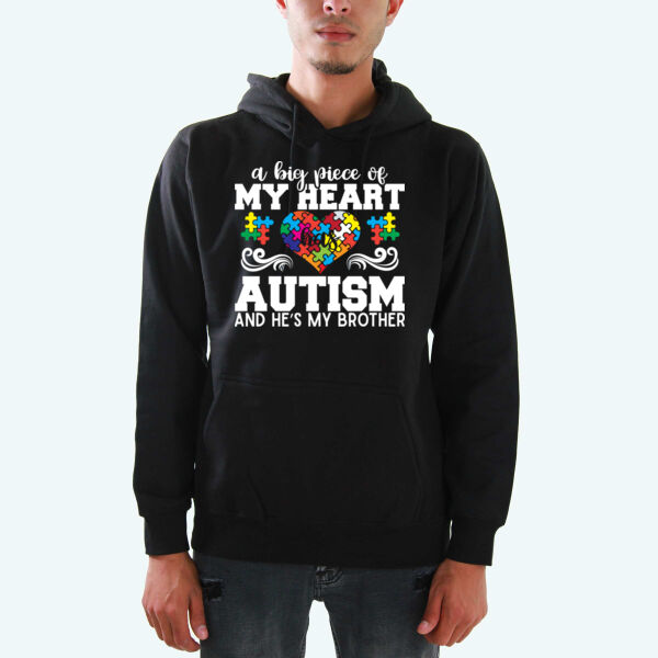  Autism and He's My Brother Hoodies  Thumbnail