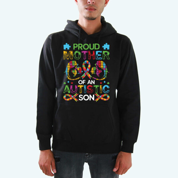 Proud Mother Of Autistic Son Hoodies  Thumbnail
