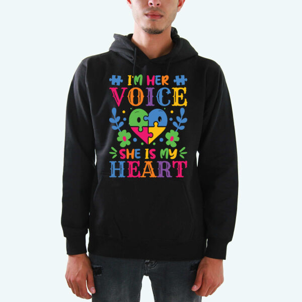 I'm Her Voice Hoodies  Thumbnail