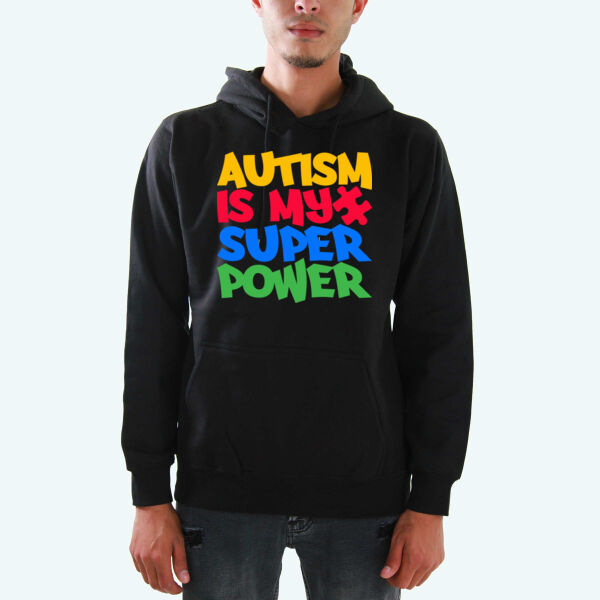 Autism Is My Super Power Hoodies  Thumbnail
