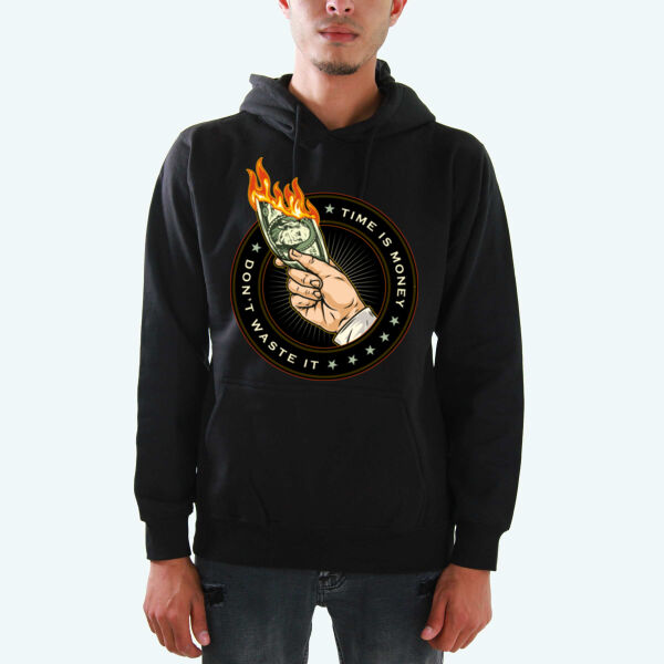 Time Is Money Hoodies  Thumbnail