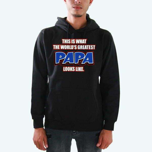 World's Greatest Papa Hoodies Thumbnail